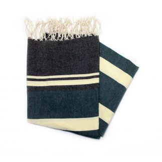 Fouta gabes black green & yellow gabes 4 colored ones