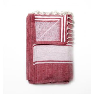 classic red lined fouta