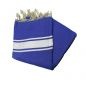 fouta 2x2 m classique bleu grec