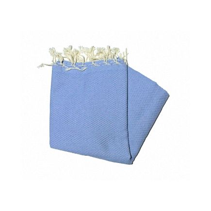 nido de abeja azul cielo liso