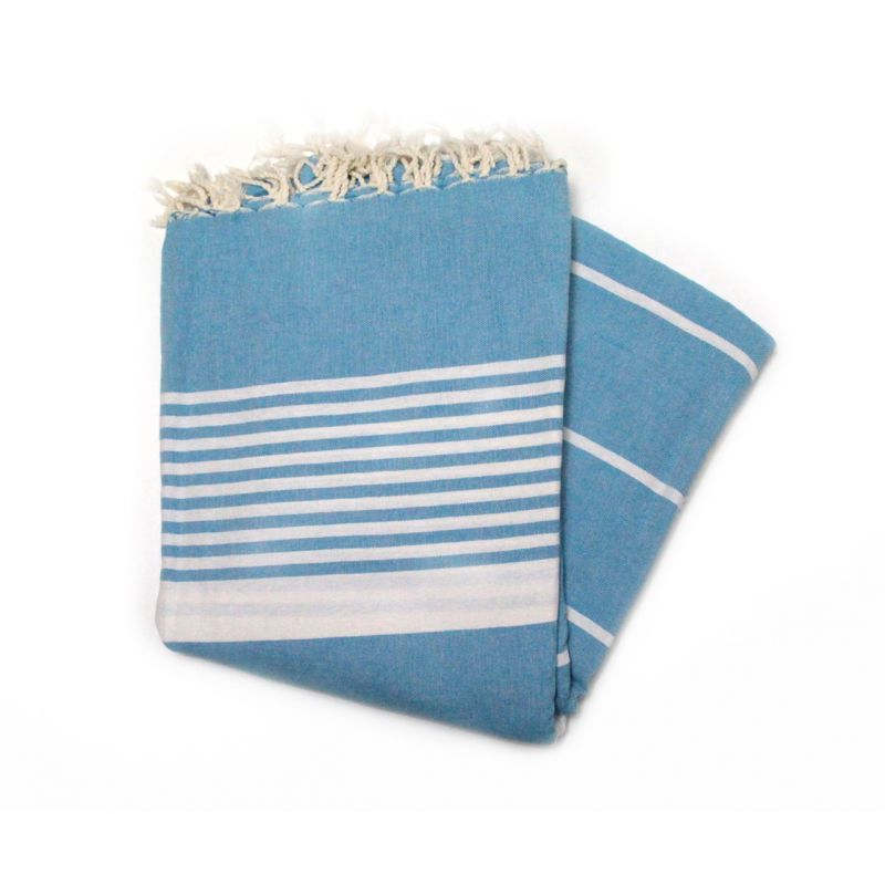 fouta 1,5x2,5 m Arthur azul gelo