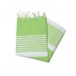 Fouta plate Bizerte vert anis