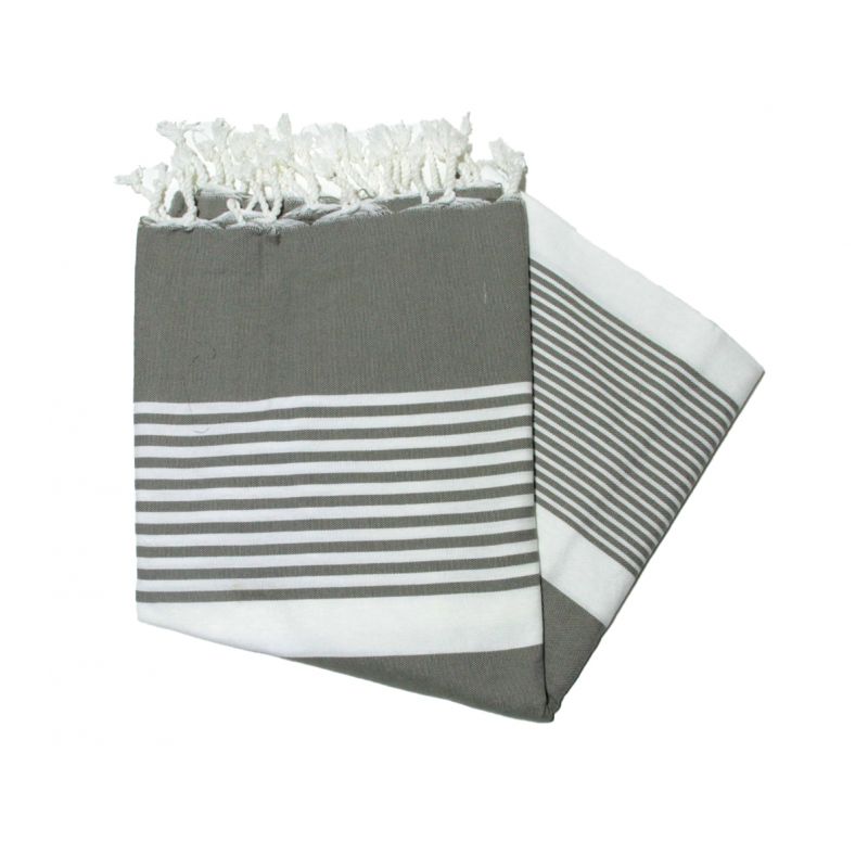 Fouta flat Bizerte khaki