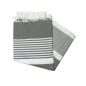 Fouta plana Bizerte gris caqui