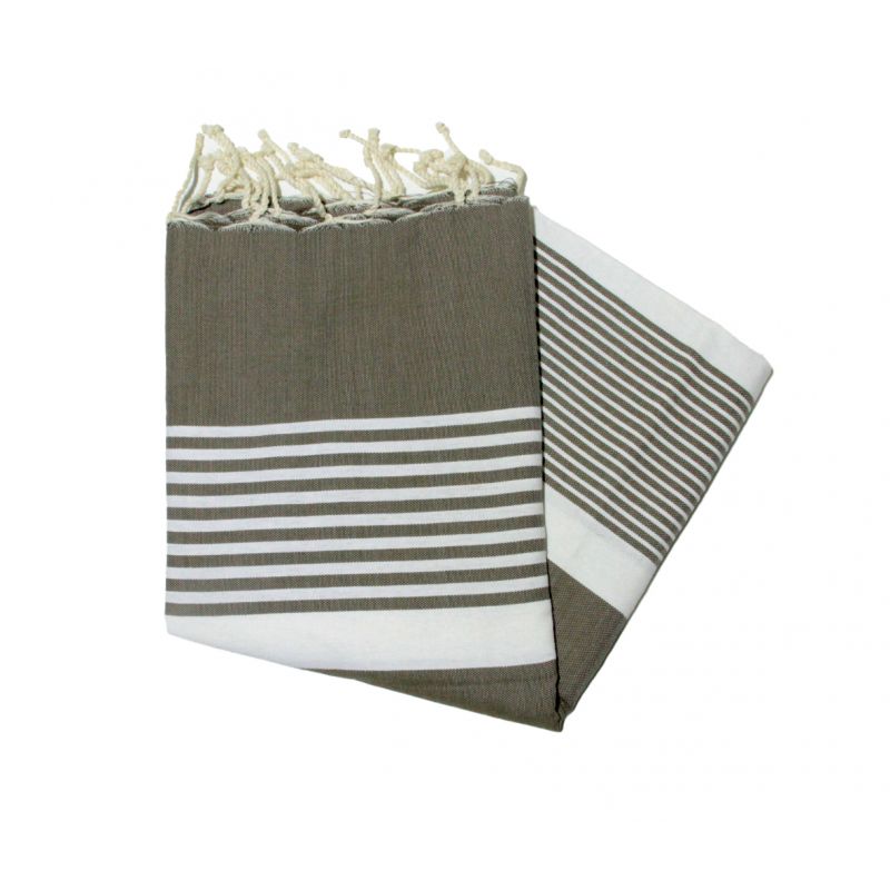 Fouta plana caqui militar Bizerta