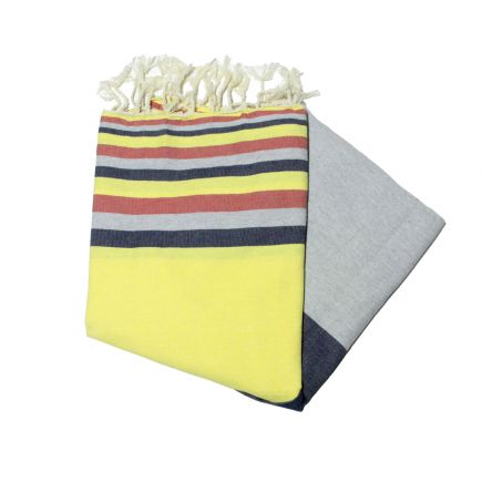 Fouta plate sousse havana pink black white