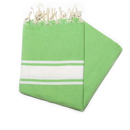 Fouta Essaouira flash anise green