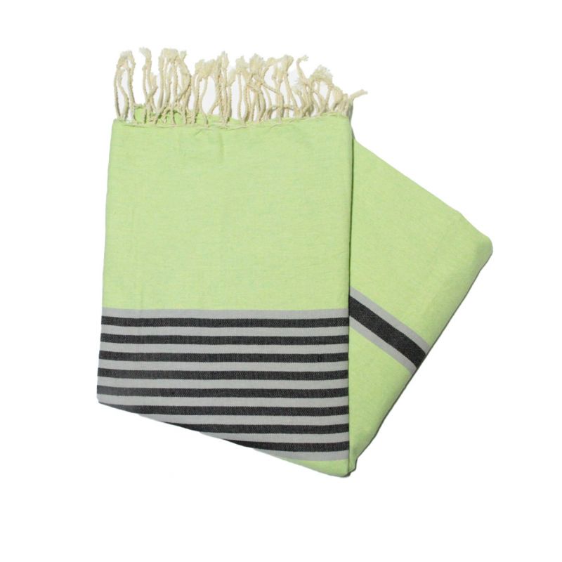 Fouta agadir amarelo cinzento preto