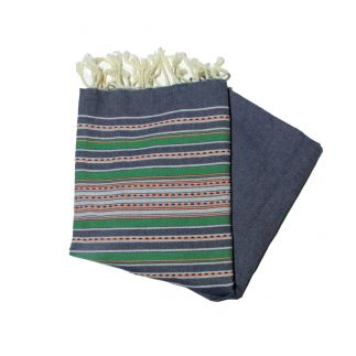 navy blue berber fouta the colorful ones
