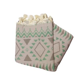 Jacquard Margoum Fouta Grün Brasilien
