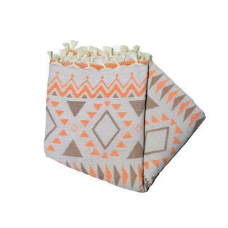 margoum jacquard laranja fouta