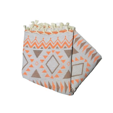 margoum jacquard laranja fouta