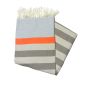 fouta flat kerouan taupe Brasil Verde Azul marinho