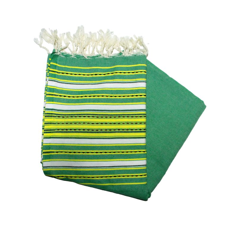 fouta berbere verde e amarelo