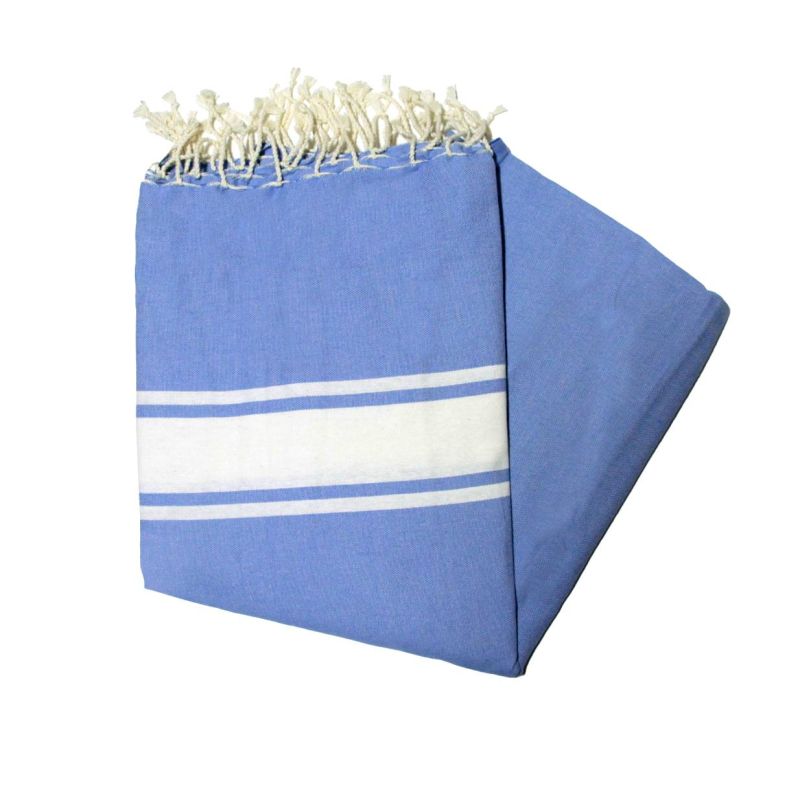 Fouta Essaouira blu oceano