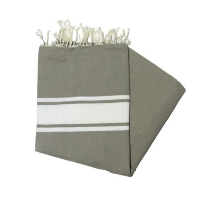 Fouta 2x3 m klassisches Khaki Foutas 2,00x3,00 m