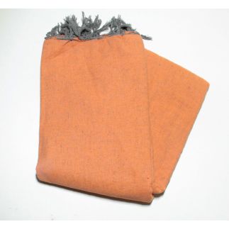 Fouta 2x3 m lisa naranja
