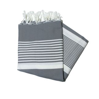 fouta 2x2 m arthur cinza médio