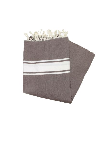 Fouta Essaouira purple orchid