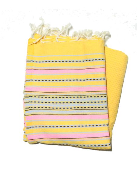 Fouta berbère gris clair