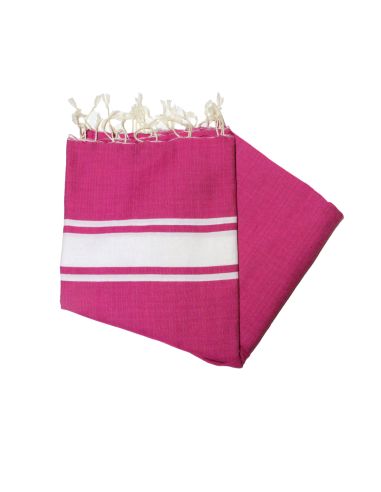Fouta Essaouira jaune canari chiné