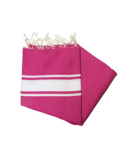 Fouta Essaouira jaune canari chiné