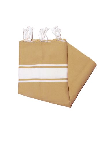 Fouta Essaouira ocre jaune