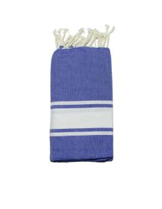 Fouta Essaouira bleu grec