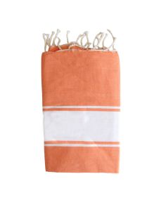 Fouta Essaouira orange
