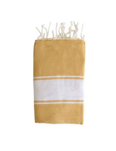 Fouta Essaouira amarillo azafrán