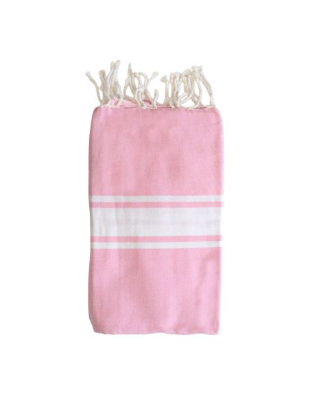 Fouta Essaouira rose layette