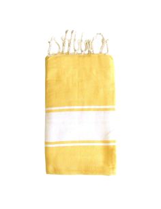 Fouta Essaouira jaune canari