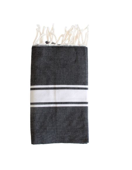 Fouta essaouira gris antracita