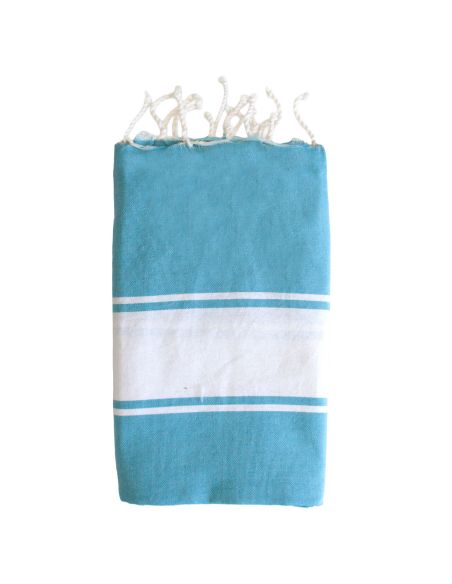 Fouta Essaouira eisblau