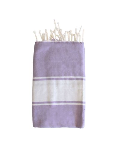 Fouta Essaouira lila