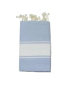 Fouta Essaouira bleu ciel