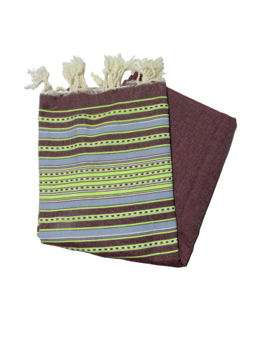 fouta berbère caramel