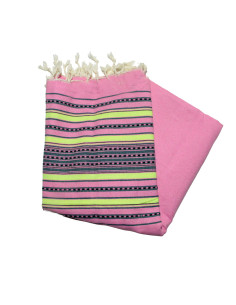 green-grey & orange Berber fouta